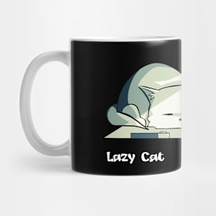 Lazy Cat (Watching TV) Mug